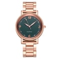 thumbnail image 1 of HBFAGFB Montre Femme Bracelet en Acier Inoxydable Décontractée Mode Robe Convenant aux Hommes et aux Femmes Vert, 1 of 4