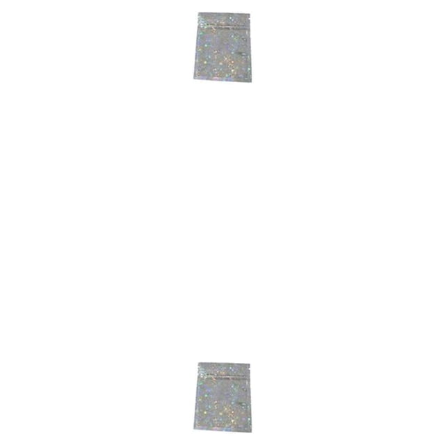 Paquete de 100 piezas bolsa de Papel de aluminio Kearding Envases de cosméticos Brillante con estrellas 7.5 x 6.5 cm 2Conjunto