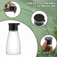 thumbnail image 3 of Olive oil vinegar soy sauce bottle dispenser, suitable for kitchen cooking barbecue use - black, 3 of 5