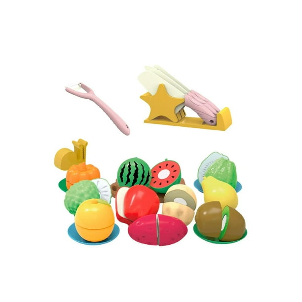 Kit Para Cortar Frutas Y Verduras Juguete Cocina Montessori YEI YI