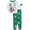 St. PATRICK Day, variant on St.Patricks Day 2-Piece Long Sleeve and Pant Snug Fit Pajama Set, Sizes 4-10