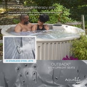 Aqualife by Strong Spas Outback 6 Person Plug & Play Hot Tub Spa, Cobblestone
