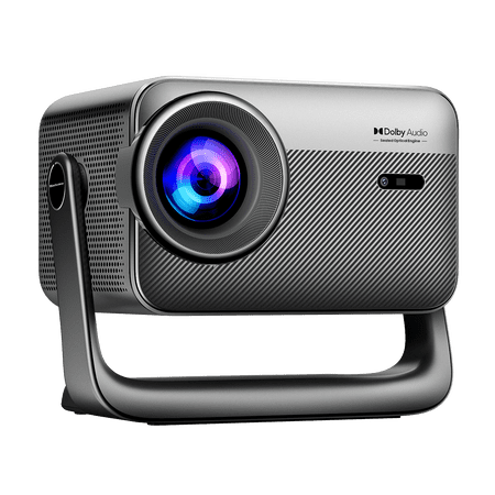 Oukitel 4K Smart Projector,1000 ANSI Lumens 4K Support, TOF Auto Focus Auto Keystone, 360° Rotating Gimbal Dolby Audio VIDAA Home Theater Movie Projector Compatible with Game Consoles & Smartphones