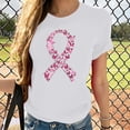 thumbnail image 2 of T-Shirt à Manches Courtes Imprimé Col Rond pour Femmes, 2 of 4