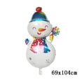 thumbnail image 3 of Globo de aluminio de Feliz Navidad 2023 Decoración del hogar Decoración de muñeco de nieve de Papá Noel Fiesta de Navidad Suministros de regalo de Año Nuevo, 3 of 5