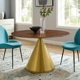 thumbnail image 6 of Modway Tupelo 47" Dining Table in Gold Walnut, 6 of 6