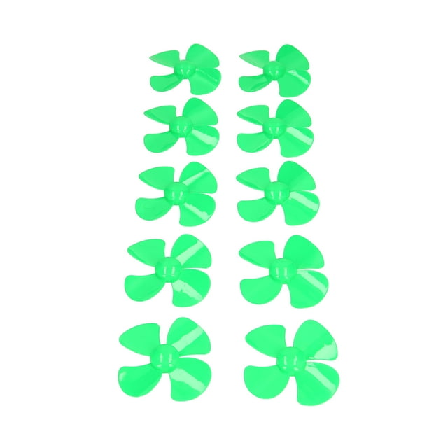 4 Blades Propeller, Large Thrust Rotating Accessories Boat Propellers 10Pcs 100mm Diameter for Craft for Mechanical Model Making Red,Yellow,Green,Blue,Rose Red