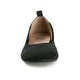 thumbnail image 6 of Journee Womens Jersie Knit Foldable Round Toe Slip On Dress Flats, Widths Available, 6 of 8