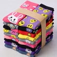 thumbnail image 3 of Tipi Toe Women's Comfortable Ribbed Crew Socks – Classic & Bright Colors for Daily Wear (12 Pairs), 3 of 5