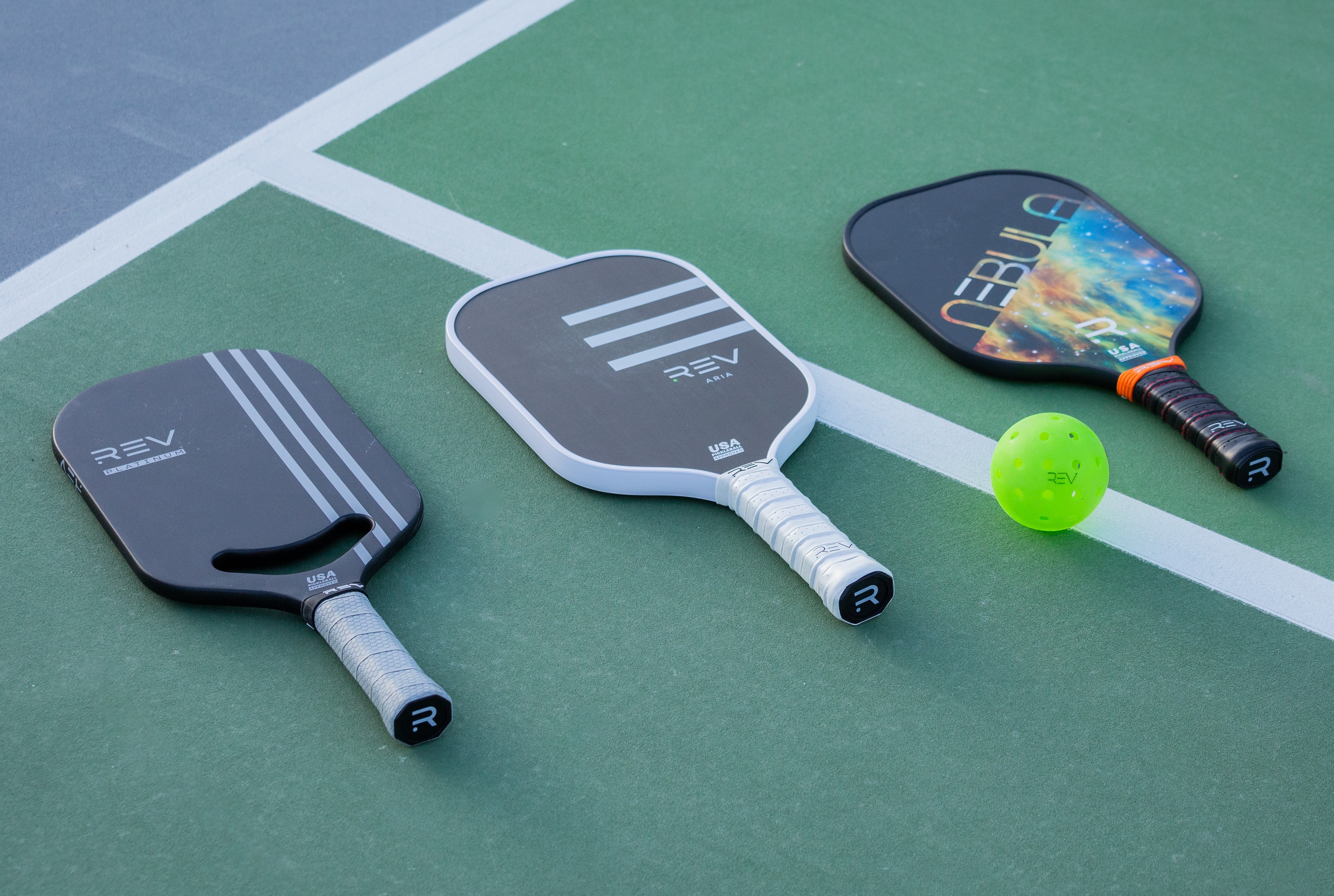REV Aria Pickleball Paddle, Carbon Fiber Face photo 7