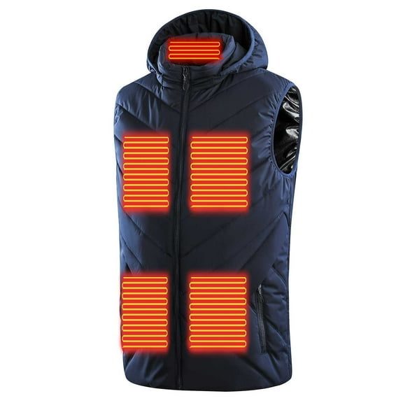 Black and Friday Deals Clearance Turilly Outdoor Warm Clothing Heated for Riding Skiing Fishing Charging Via Heated Coat