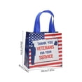 thumbnail image 3 of Bolsa de compras no tejida con película impermeable – Bolsas de regalo reutilizables para almacenamiento diario, eventos y regalos navideños., 3 of 6