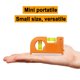 thumbnail image 2 of Mini cinturón portátil tipo Mini Nivel de cremallera nivel de burbuja Nivel Magnético nivel de equilibrio de aleación de aluminio, 2 of 3