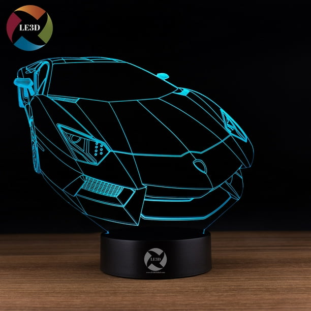 3d Optical Illusion Night Light 7 Led Color Changing Lamp Lamborghini Car Com - Lamborghini Color Changing Paint With Remote 3d Optical Illusion Night Light 7 Led Color Changing Lamp Lamborghini Car Com - Lamborghini Color Changing Paint With Remote
