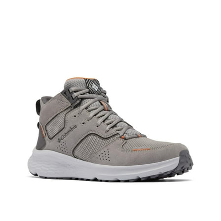 Columbia Mens Benson Mid Hiking Shoe, Stratus/Desert Orange, 9 Wide