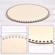 thumbnail image 5 of 2X Fondo de Cesta de Madera Natural de 30 cm con Orificio, Base Circular de Madera en Blanco para DIY Bolsa de Ganchillo de Tejer Modelador de Fondo, 5 of 5