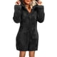 thumbnail image 2 of Mono corto con capucha de manga larga para mujer, pijama informal de invierno cálido, ropa de dormir Fridja  fhjkhfk456740, 2 of 6
