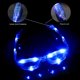thumbnail image 4 of Gafas LED, gafas iluminadas que brillan en la oscuridad, gafas intermitentes de neón para fiesta de cumpleaños, Halloween, Pascua, 4 of 5