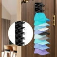 thumbnail image 4 of Baseball Cap Organizer Rack for Wall Storage with Adjustable Hooks for Displaying Hats - Layered Wall-Mounted Hat Holder for Closet or Door, 4 of 4