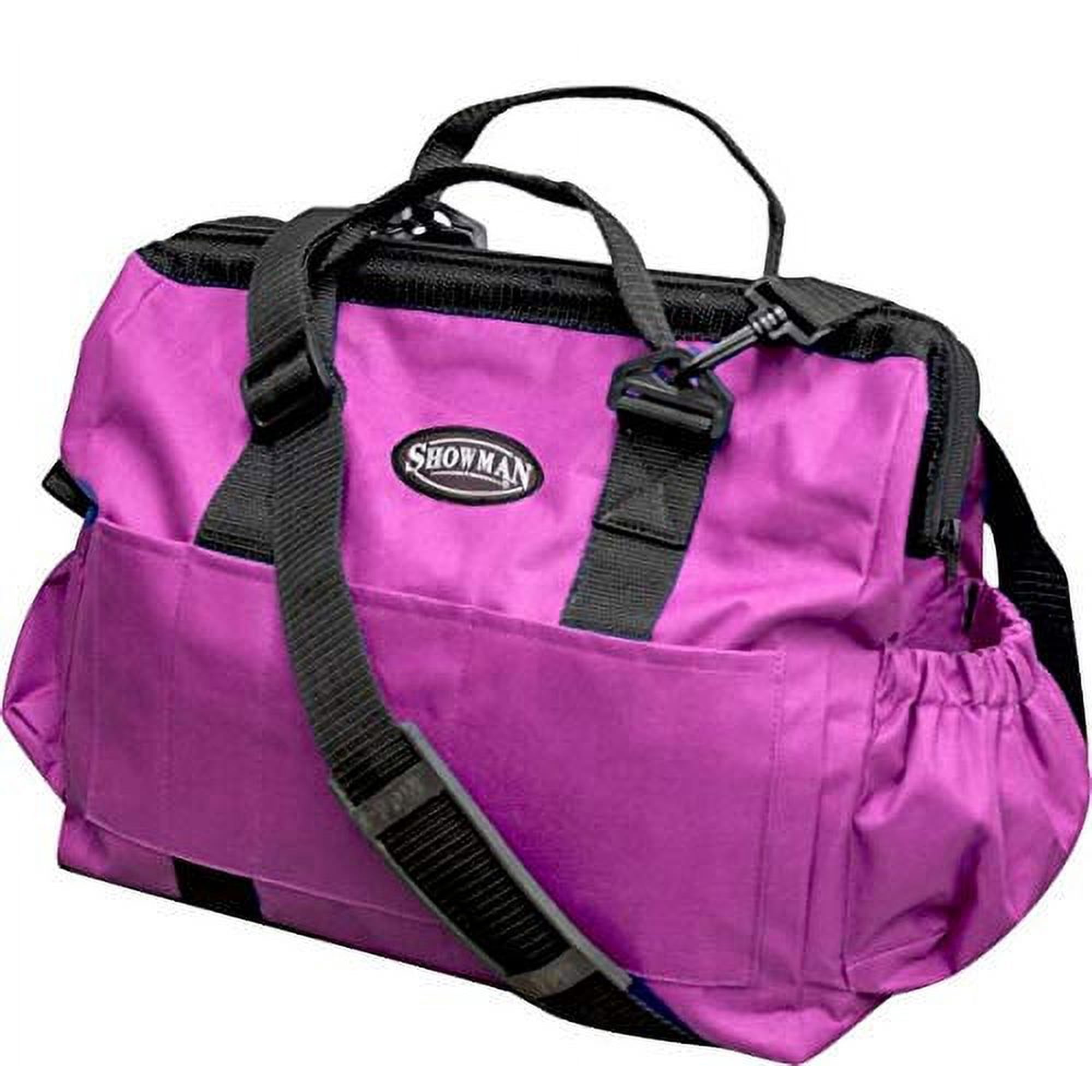 Showman Large Nylon Grooming Tote (Pink)