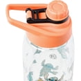 thumbnail image 6 of Silver Buffalo Disney Lilo and Stitch Featuring Stitch in Hawaiian Shirt, Lei, and Coconut Drink and Tropical Vibes Pattern Water Bottle with Screw-On Lid, 28 Ounces, 6 of 8