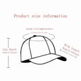 thumbnail image 4 of Helii Printed Baseball Cap Adjustable Sun Hat Casual Trucker Hat for Men Women, 4 of 5