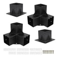 thumbnail image 2 of 4PCS Sturdy 4x4 Pergola Bracket Kit (Inner 3.5x3.5)- Easy Install, Rust-Proof, 2 of 7