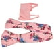 thumbnail image 5 of Conjunto de ropa para niñas Trajes de verano para niños Conjunto de pantalones acampanados y top de manga corta para niñas Rosa 100 cm / 39,4 pulgadas, 5 of 14