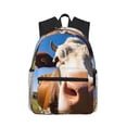thumbnail image 1 of Balery Blue Sky Meadow Cute Cow Mochila para Mujeres y Hombres, Mochila Ligera Casual para Viajes, Mochila Clásica Básica para la Universidad, 1 of 6