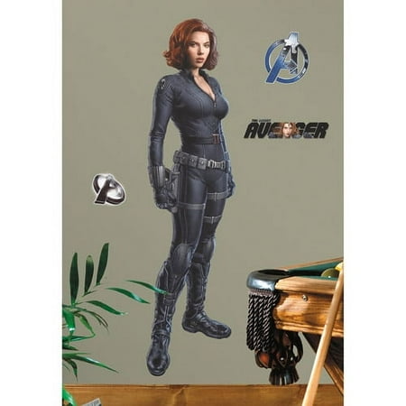 RoomMates Avengers Black Widow Peel & Stick Giant Wall Decal