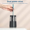 thumbnail image 2 of Musbetu Automatic Sharpener Super Sharp Heavy Duty Over-heating Protection Stationery Student Electric Colored Pencils Sharpener for School, 2 of 7