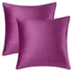 thumbnail image 2 of REGALWOVEN Pack de 2 fundas de cojín decorativas de terciopelo con cremallera morado 18" x 18", 2 of 6