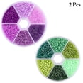 thumbnail image 2 of Small Beads Handmade DIY 7800PCS Solid Color Bracelet Making Beads Pony Beads, 2 of 9