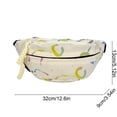 thumbnail image 3 of Cadancy Fanny Pack Women Men Crossbody Waist Bag Travel Belt Bag with Adjustable Strap Lightweight Hip Bum Bags for Running Hiking Workout Fitness Outdoor Sports Festival Daily Casual Use, 3 of 6