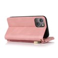 thumbnail image 4 of SaniMore iPhone 14 Plus Case (6.7" 2022) with Zipper Wallet & Wrist Strap & Magnetic Closure Card Slots Kickstand Shockproof Anti-drop Slim Full-around Protective Business Cover, Rosegold, 4 of 15