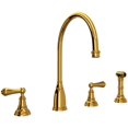 thumbnail image 1 of Perrin And Rowe U.4736L-2 Georgian Era 1.8 GPM Kitchen Faucet - Brass, 1 of 5
