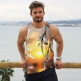 thumbnail image 6 of Pofeuu Follow Your Dream Dreamcatcher Print Men's Workout Tank Tops Sleeveless Muscle Gym Shirt Quick Dry-Small, 6 of 7