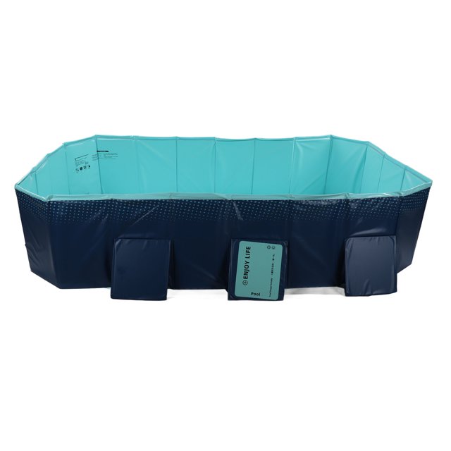 Foldable Swimming Pool, FoldingPet Swimming Pools Foldable Kiddie Pool Bath Pool Inflation Free for Home Outdoor1.6m / 5.25ft