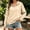Beige-08, variant on LIBRCLO Womens Sweatshirts Half-Zip Quarter Zip Split Hem Loose Fitting Long Sleeved Tops Lounge Daily Sweatshirts