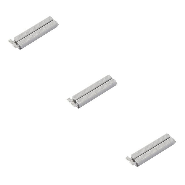 serony 2pcs Pure Color Sealing Clip Food Preservation Pure Color Household Tea Snack Pouch Sealer grey L 3Set