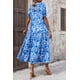 thumbnail image 2 of Vestido Floral Boho Midi con Mangas Abullonadas Azul - Talla L PRETTYGARDEN, 2 of 7