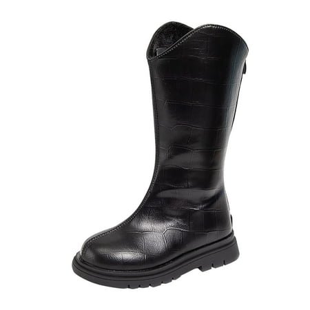 

TSADFHJI Winter Girls Boots Girls Boots Size 2 under 10 Girls Mesh Lace Shoes Fashion Mesh Lace Boots Non Breathable Boots 11