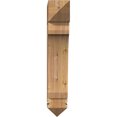 thumbnail image 2 of Ekena Millwork 6"W x 22"D x 34"H Legacy Arts & Crafts Rough Sawn Bracket, Western Red Cedar, 2 of 4