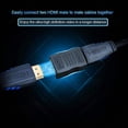 thumbnail image 2 of HDMI Female to Female Adapter, 2 Pack High Speed HDMI Coupler 4K & 3D Extender for TV Roku PS3/PS4 and Extending Your HDMI Devices, 2 of 4