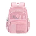 thumbnail image 1 of Mochila MOONBABY Mesh para niñas Heavy Duty Rosa de 0,55 kg, 1 of 9