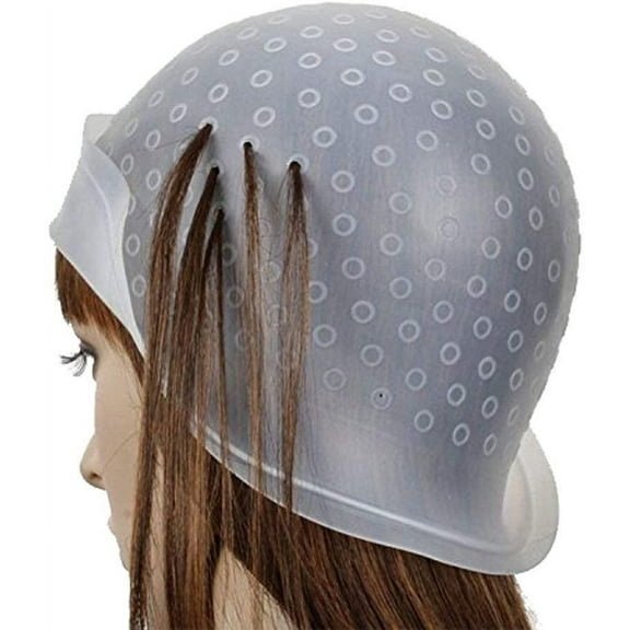 Visland Professional Salon Reusable Silicone Hair Staining Cap Multicolor Hair Dyeing Cap