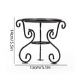 Creative Flower Stand, Plants Stand Metal, Vintage Scroll Iron Storage ...