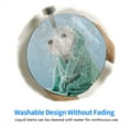 thumbnail image 6 of Disketp Dog Wrapped In Towel Small Mouse Pad 7.9x7.9 Inches,Washable Round Mousepad For Office Laptop Computer,Non-Slip Rubber Base Mouse Pads For Wireless Mouse, 6 of 8