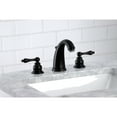 thumbnail image 2 of Kingston Brass KB980AL Victorian 2-Handle 8 in. Widespread Bathroom Faucet, Matte Black, 2 of 5