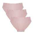 thumbnail image 2 of Fem Intimates Laser Cut Scalloped Bikini - 3 Pk, 2 of 4
